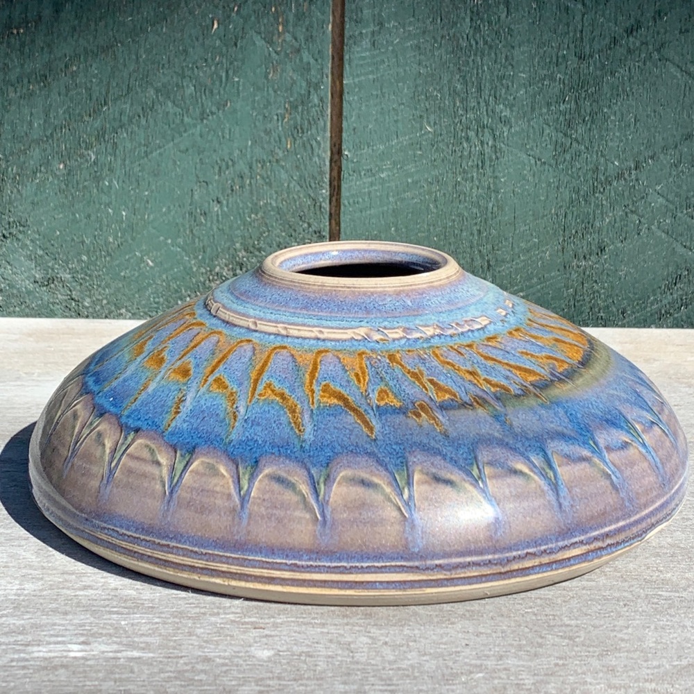Handcrafted | Ceramic Ikebana Round Vase